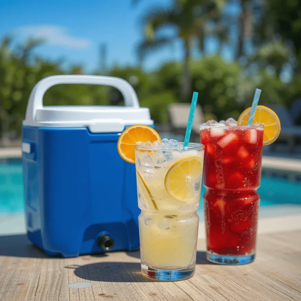 Poolside Drinks & Coolers