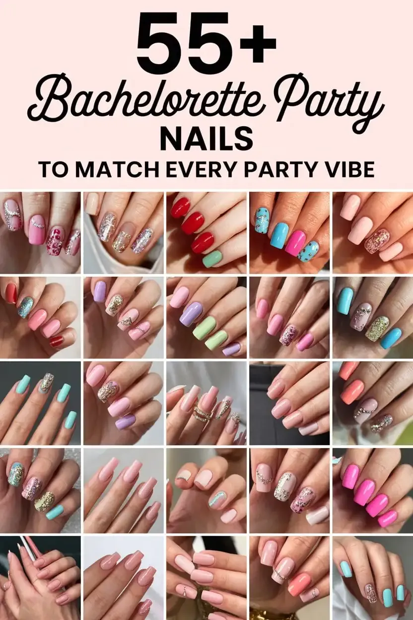 55+ Bachelorette Party Nails