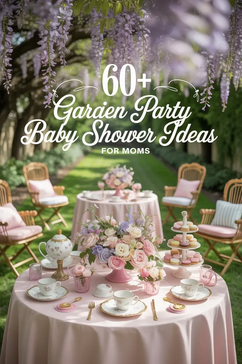 60+ Charming Garden Party Baby Shower Ideas for Moms - merge 5-6 related images and add text above it 60+ Charming Garden Party Baby Shower Ideas for Moms