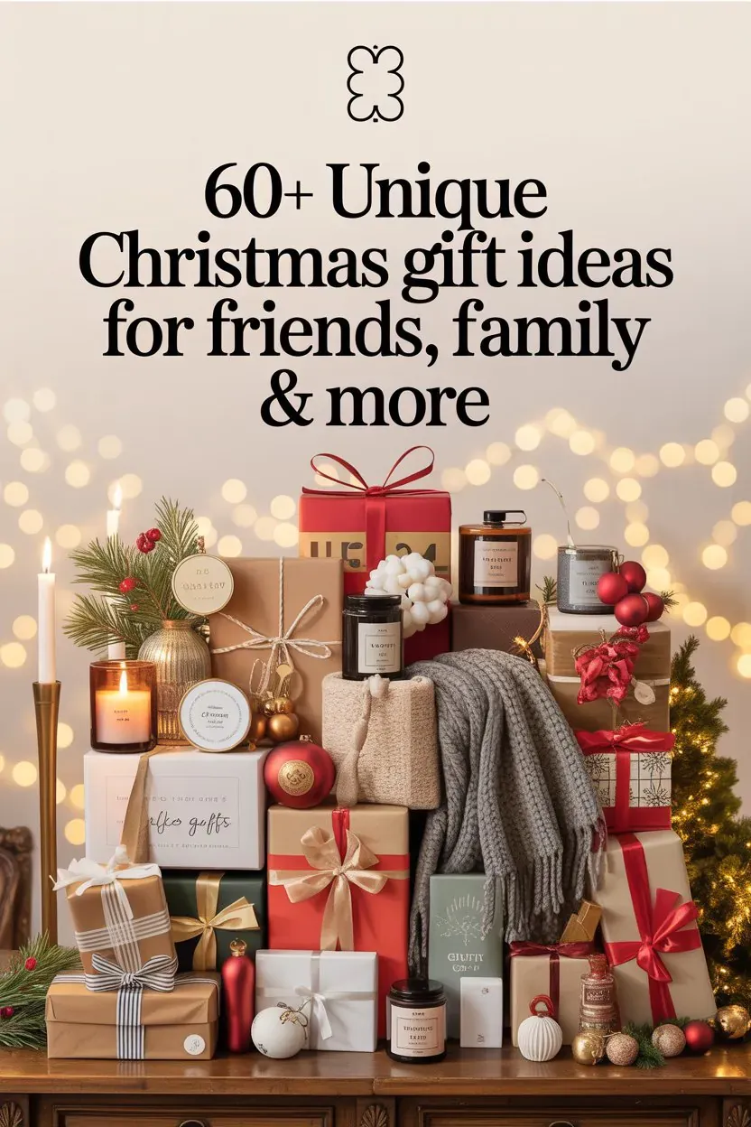 60+ Unique Christmas Gift Ideas for Friends, Family & More