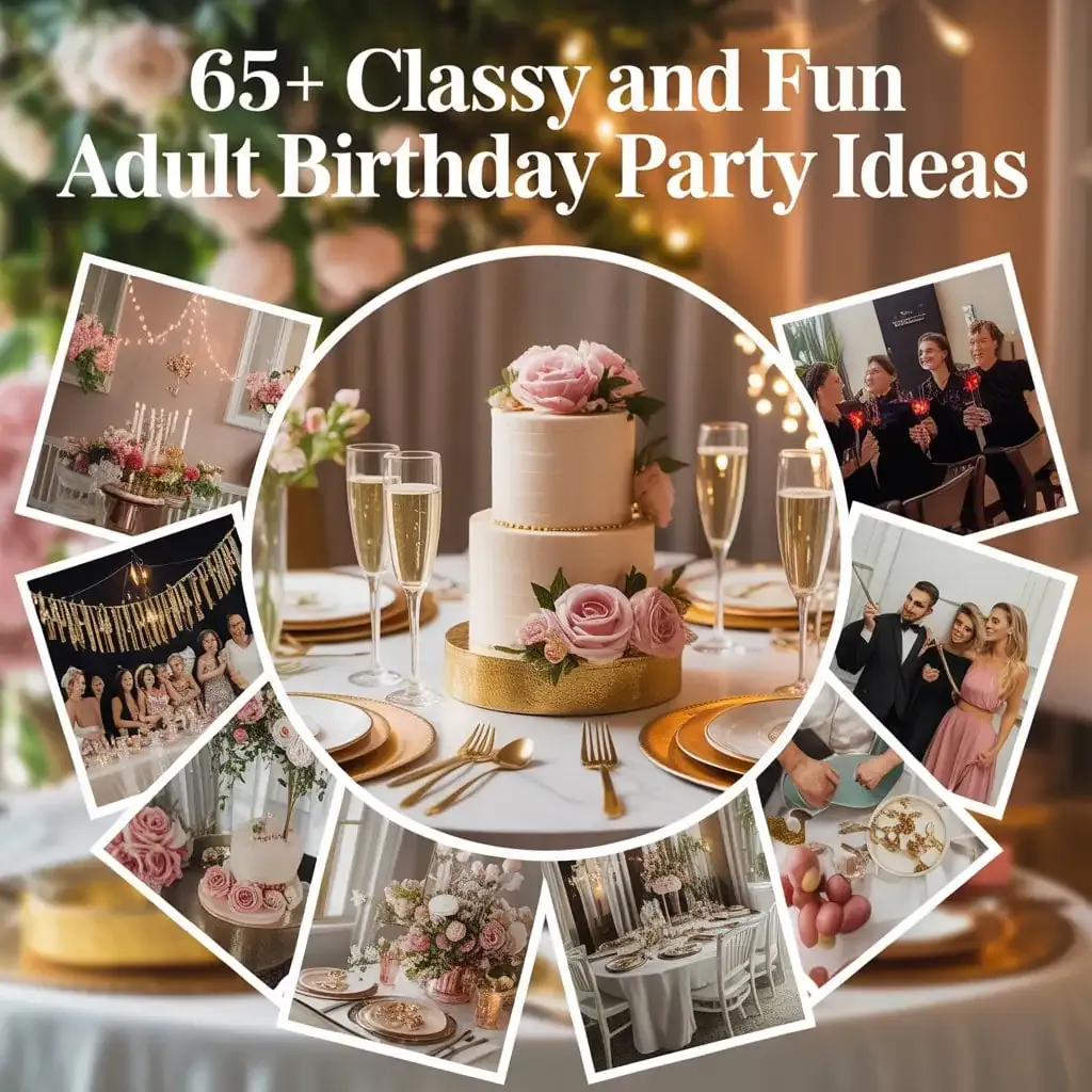 65+ Classy and Fun Adult Birthday Party Ideas