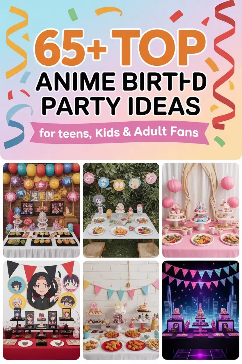 65+ Top Anime Birthday Party Ideas for Teens, Kids & Adult Fans