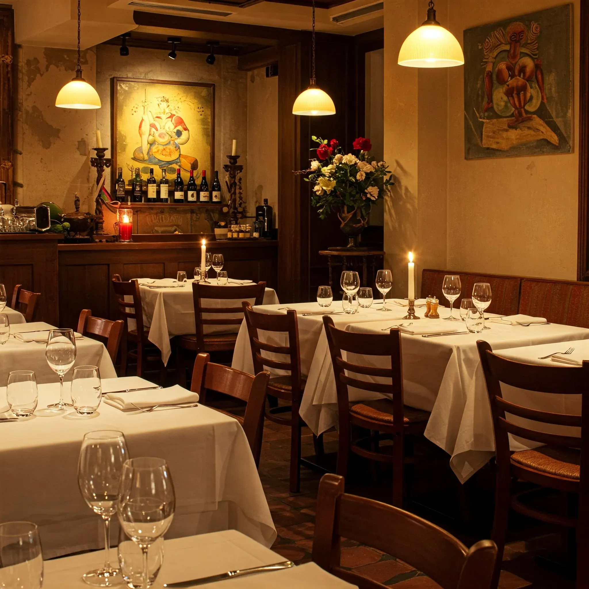 Sophisticated Italian Bistro Atmosphere