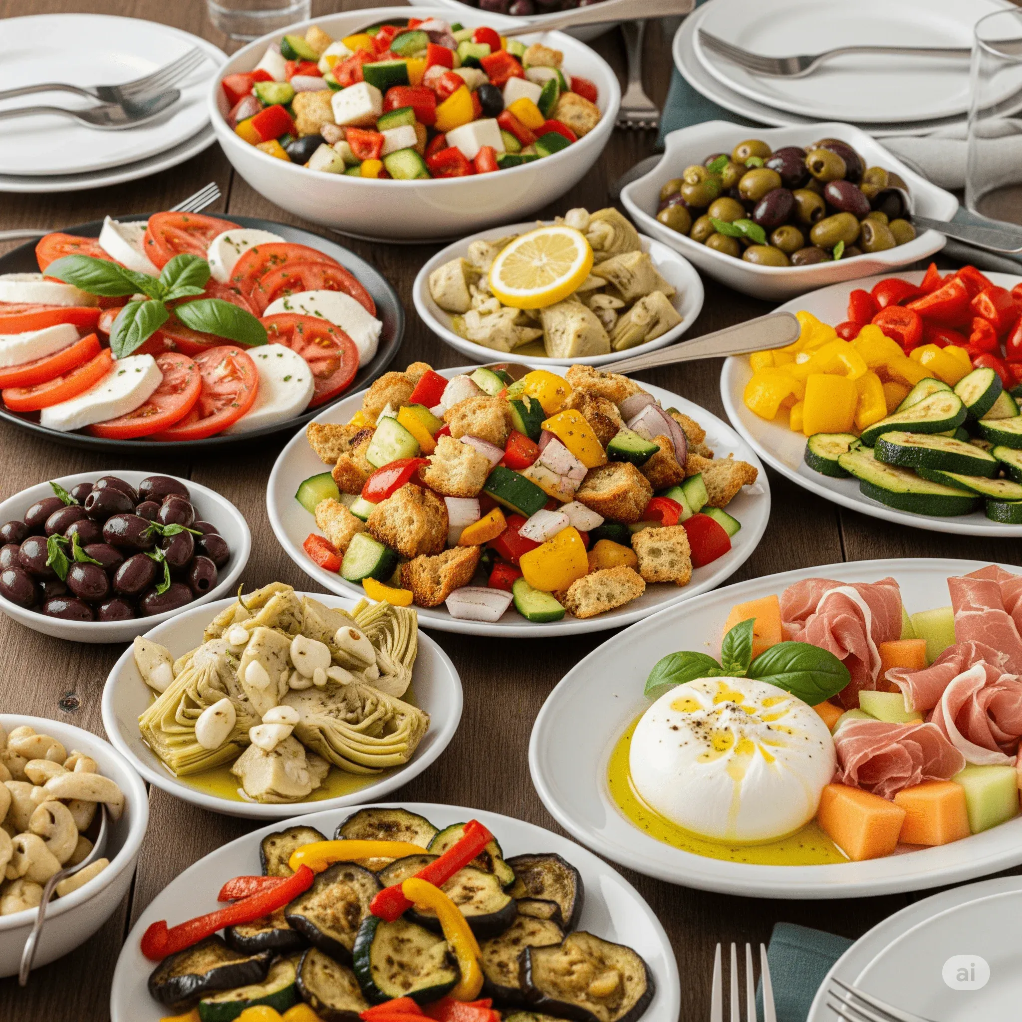 Italian Dinner Party Salads, Sides & Small Plates