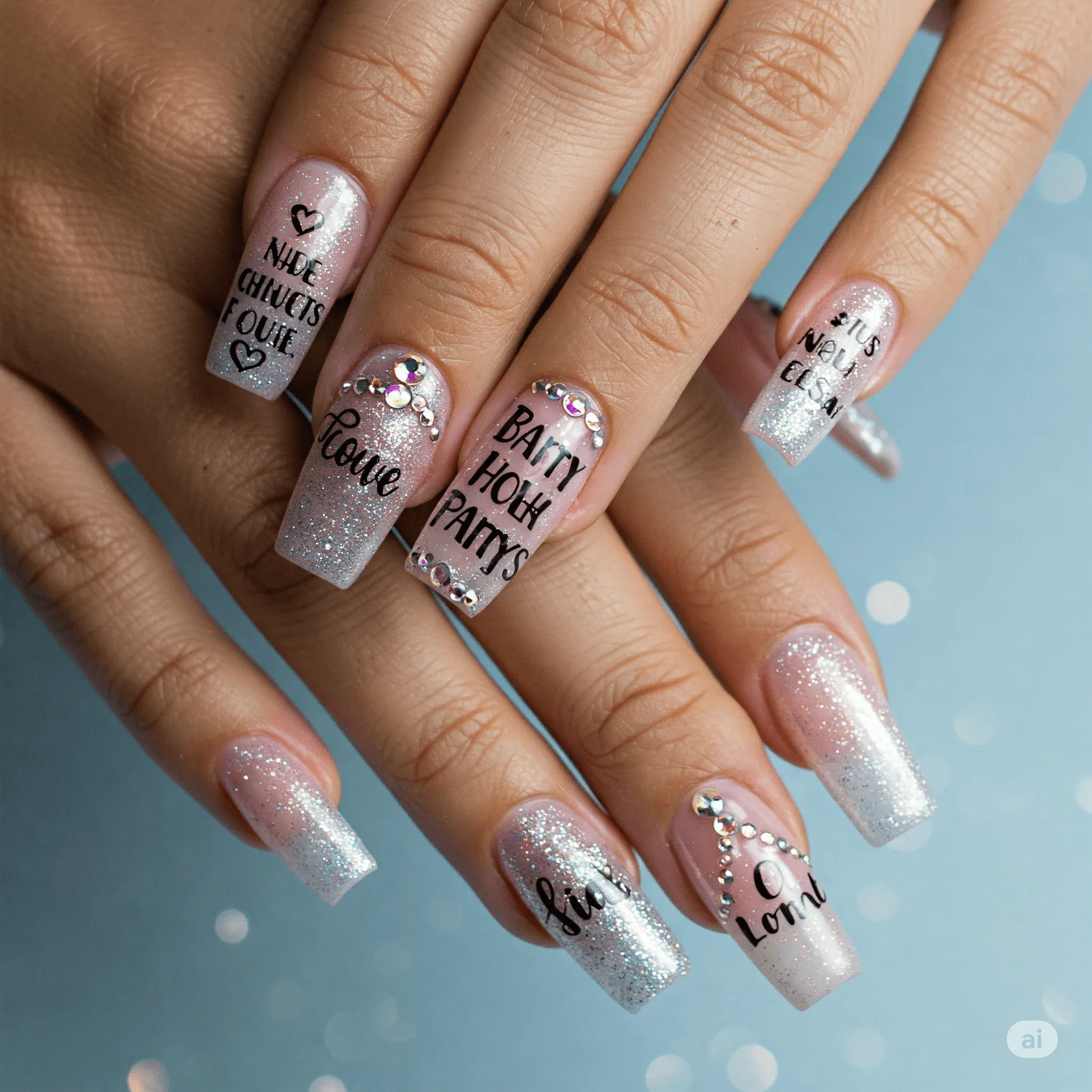 Next-Level Nail Bachelorette Party Nails