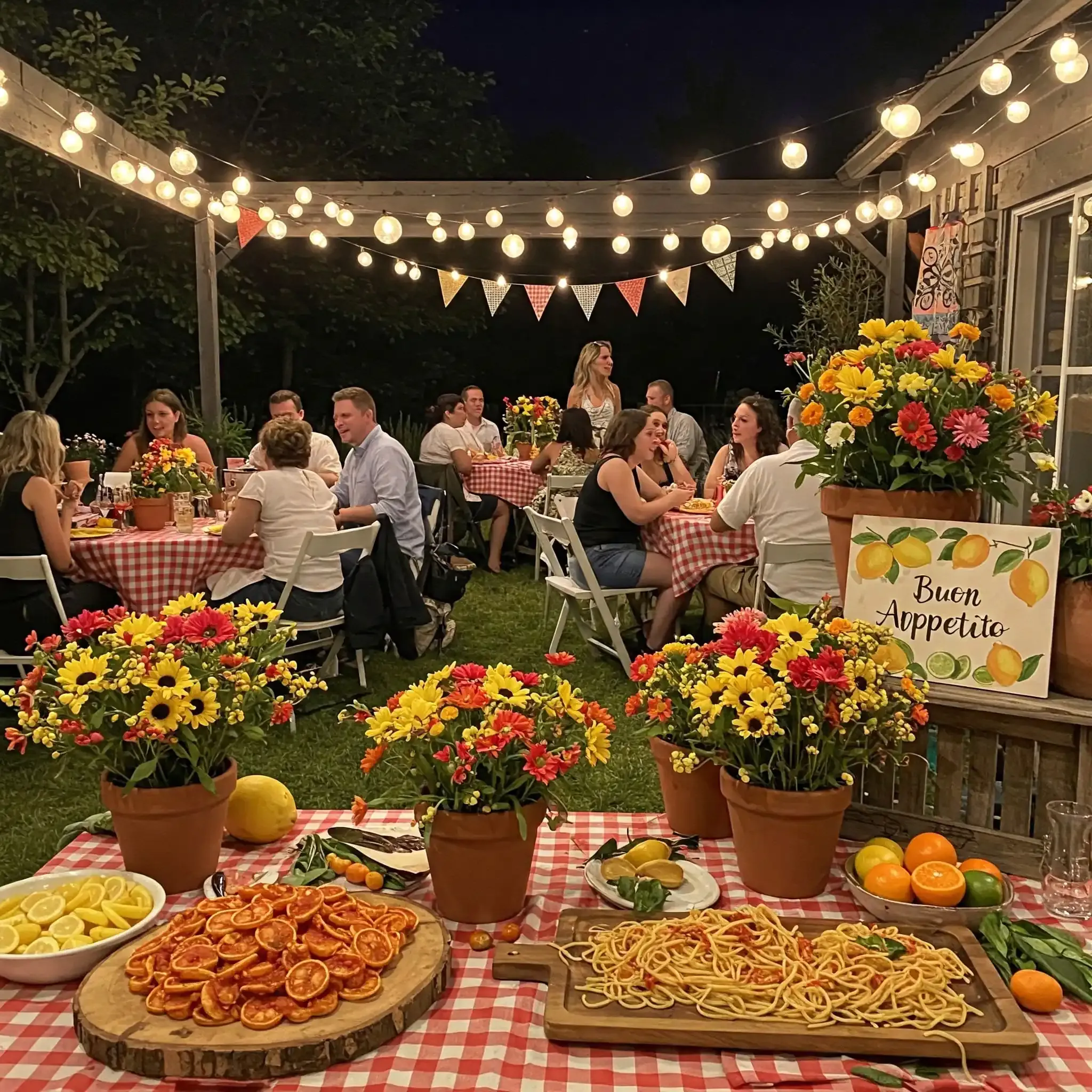 More Italian Dinner Party Decor Themes