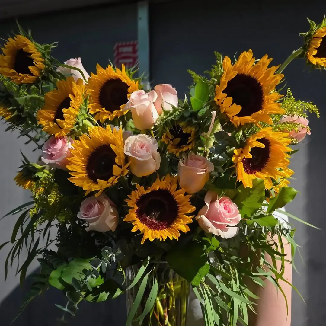 Sunflower or Olive Branch Bouquets