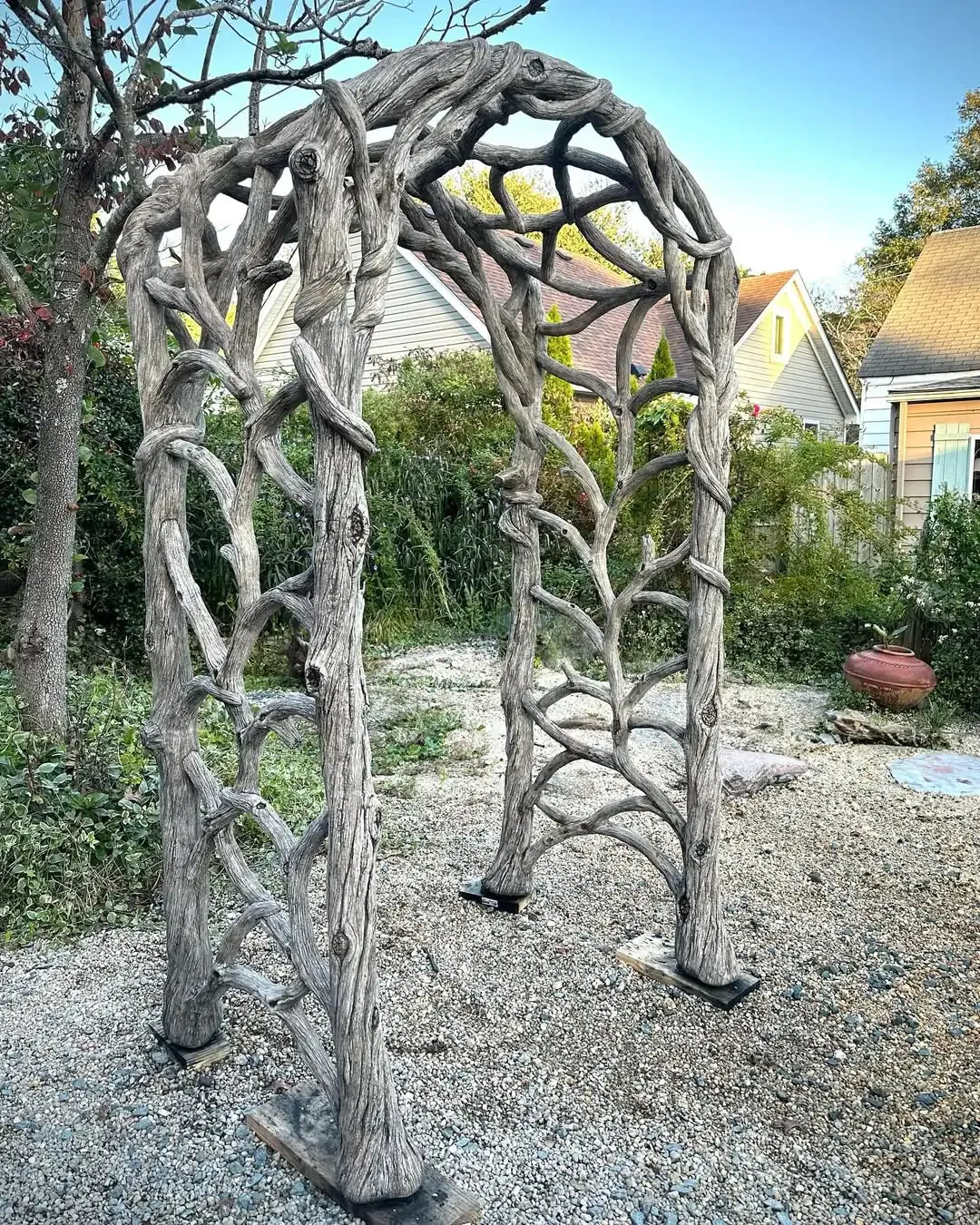 DIY a garden arch