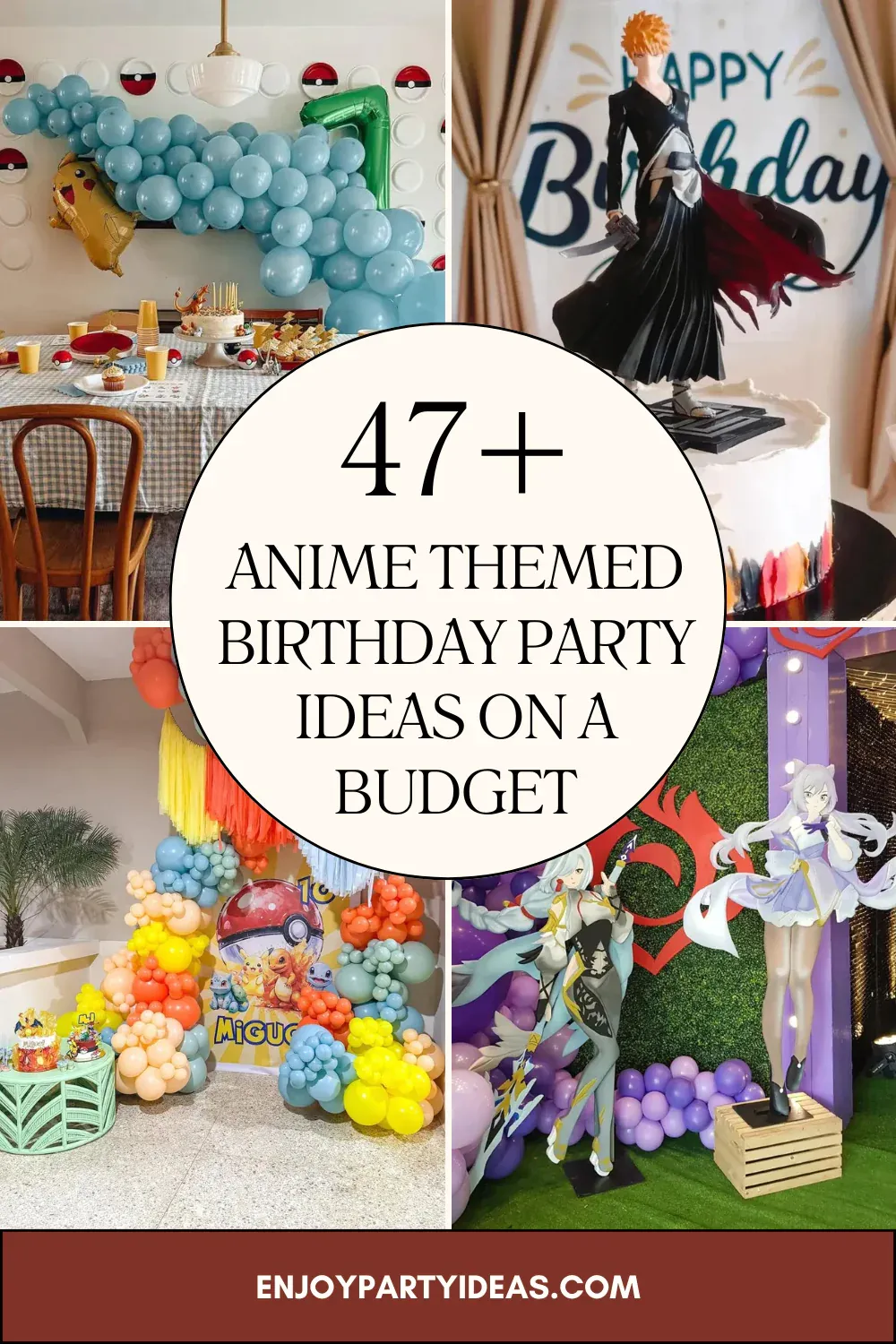 Anime Themed Birthday Party