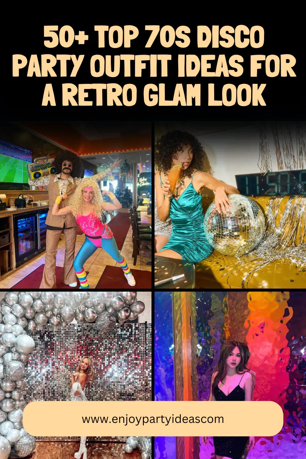 Top 70s Disco Party Outfit Ideas
