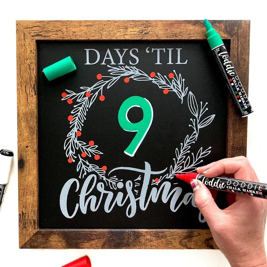 Christmas Countdown Chalkboard