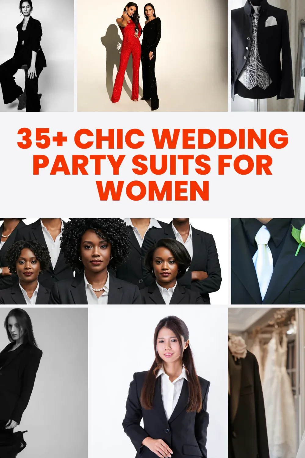 35+ Chic Wedding Party Suits for Women