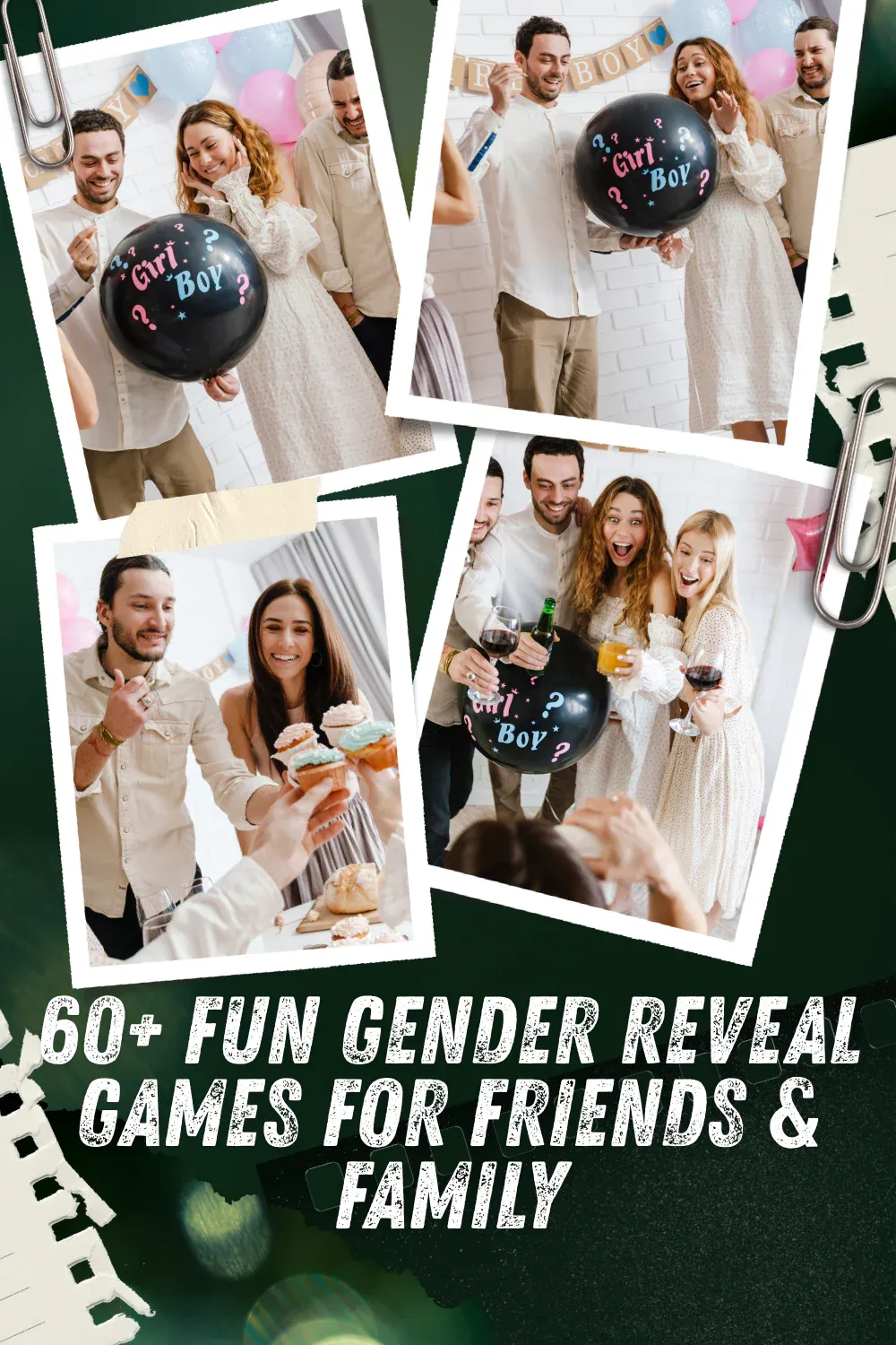 60+ Fun Gender Reveal Games for Friends & Family