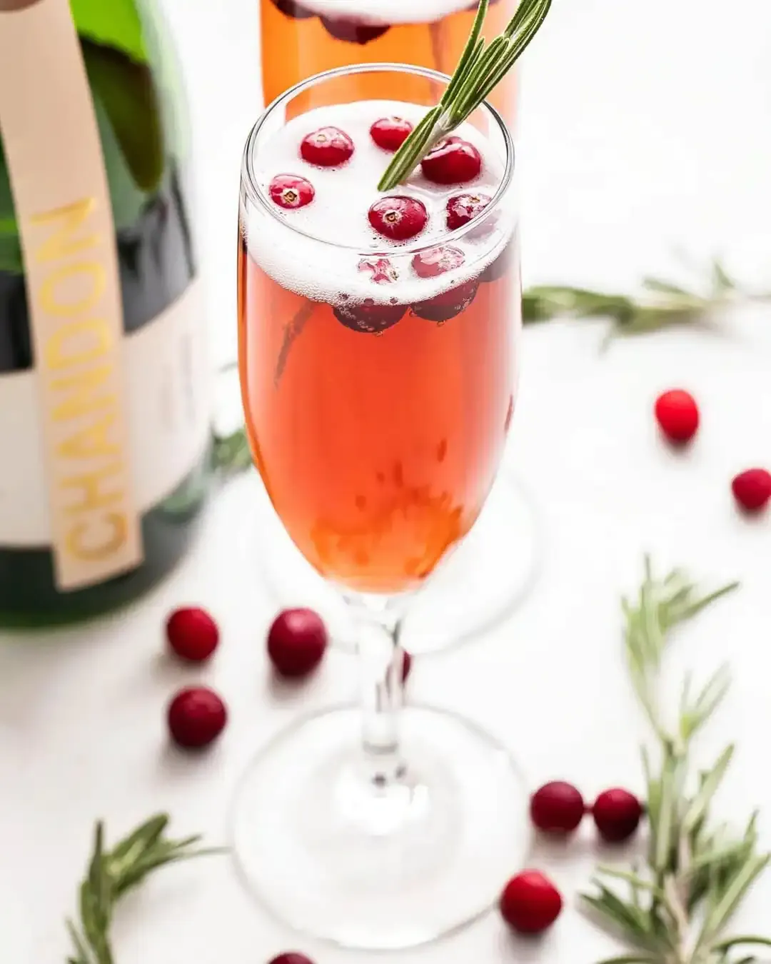 Cranberry Champagne Cocktail
