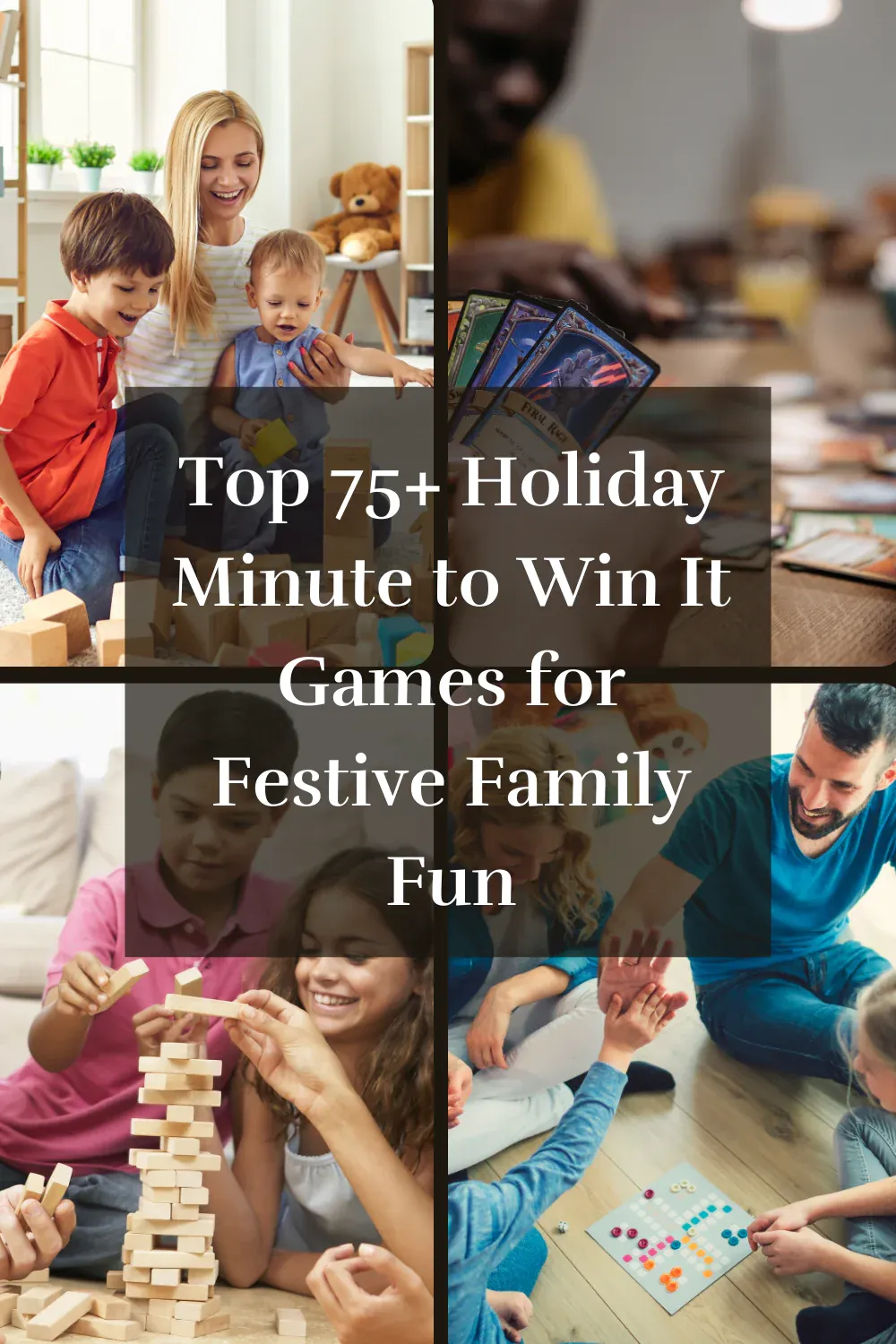 Top 75+ Holiday Minute to Win It Games for Festive Family Fun