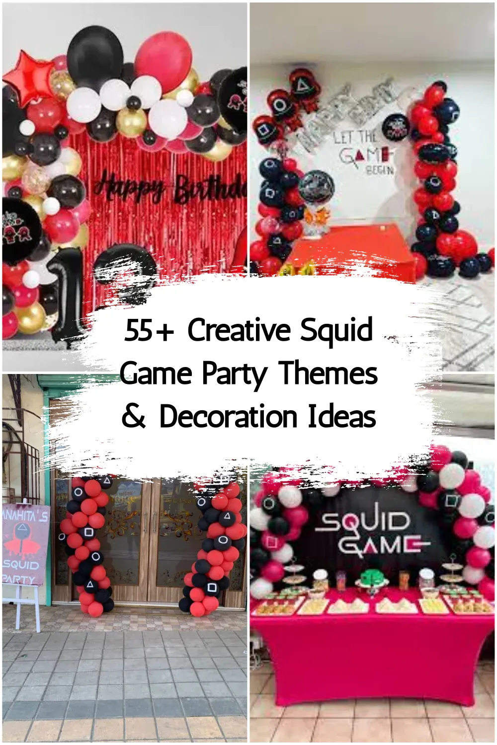 55+ Creative Squid Game Party Themes & Decoration Ideas