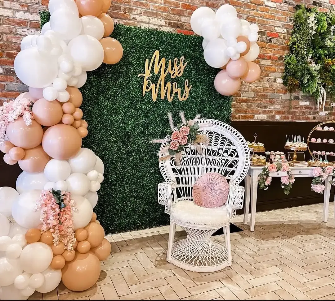 Balloon Garland over Dessert Table