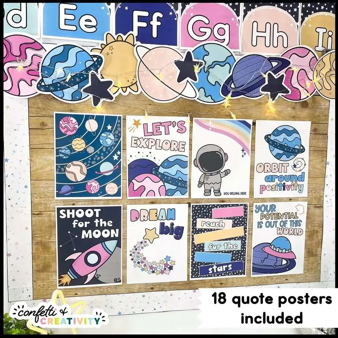 “Reach for the Stars” Space Theme 🌌