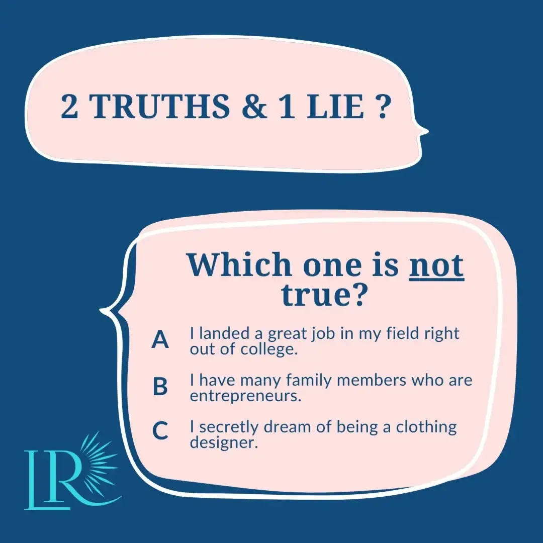 Two Truths and a Lie