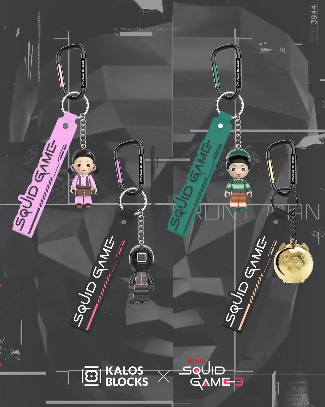Numbered Keychains (Player IDs)