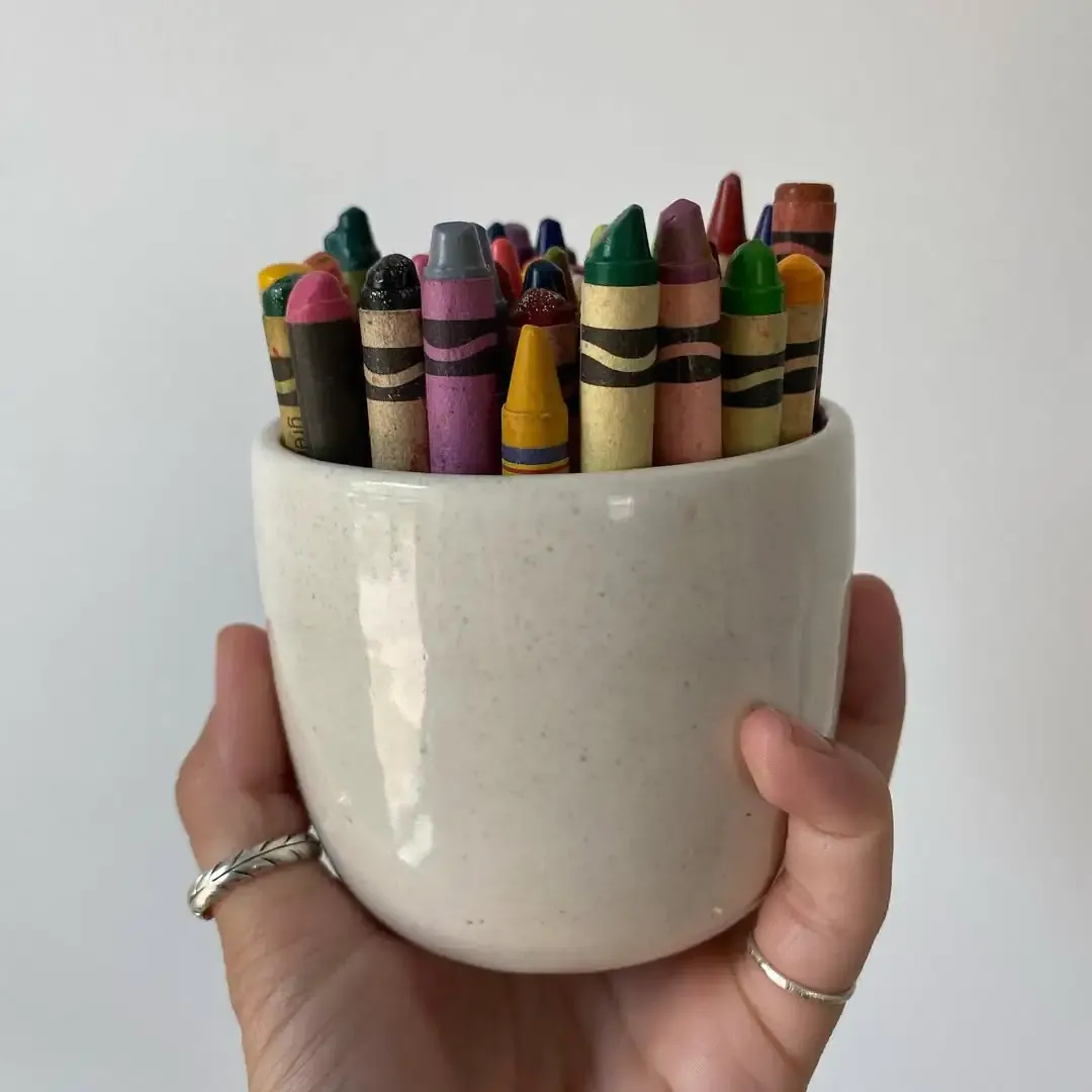 Recycled Can Crayon Holders 🖍️