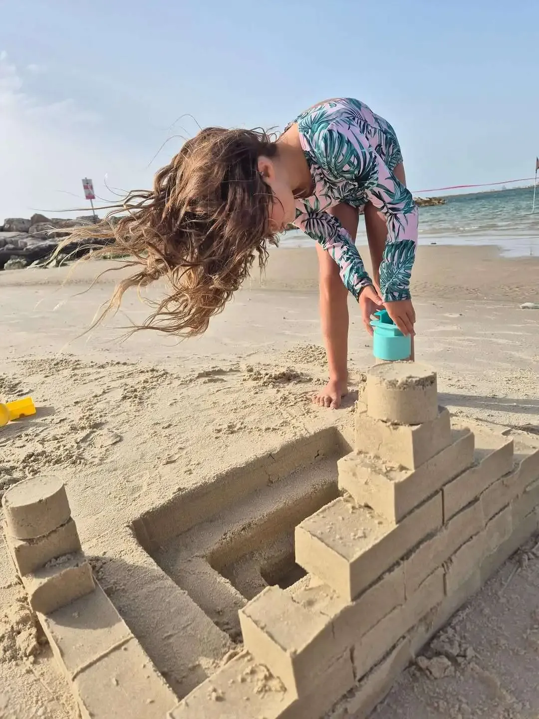 Beach walk or sandcastle building 🏖️