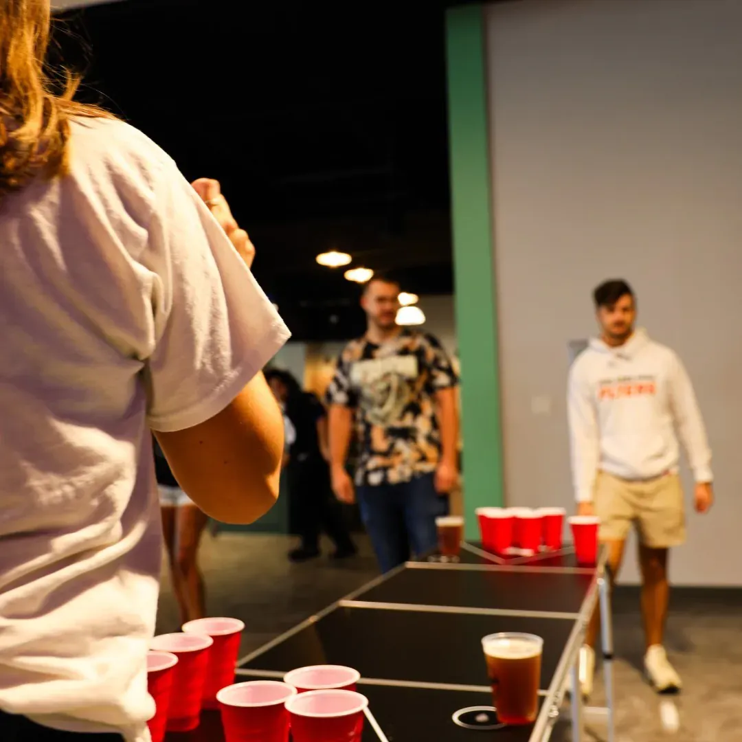 Beer Pong (or Prosecco Pong)