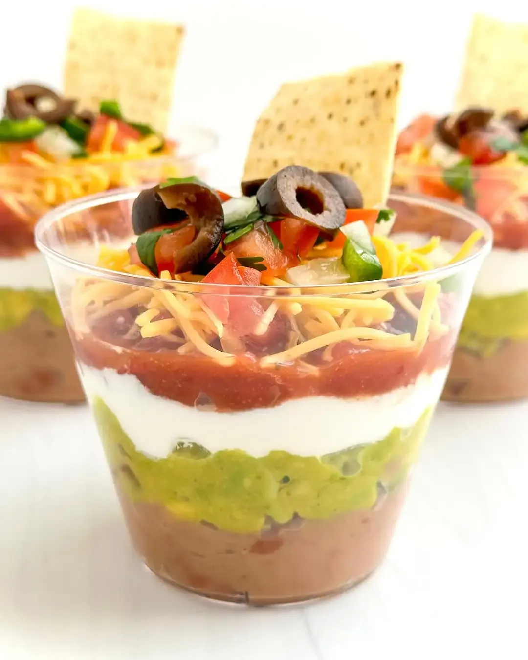 7-layer dip cups