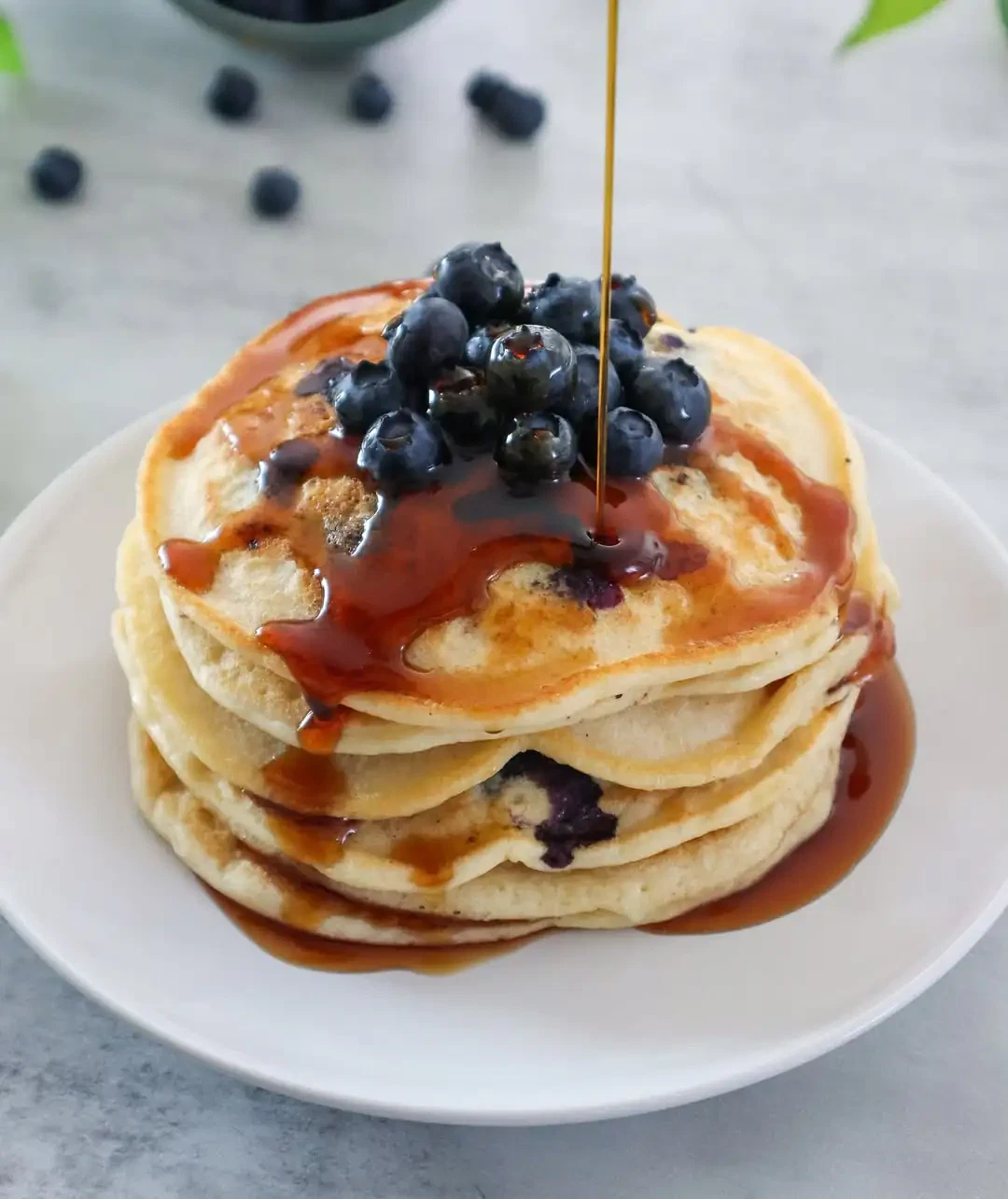 Blueberry Pancake Stack