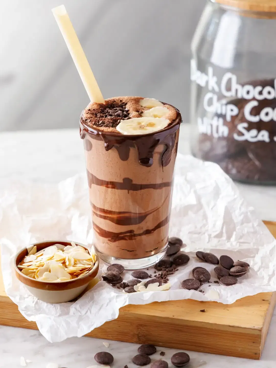 Chocolate Almond Energy Shake