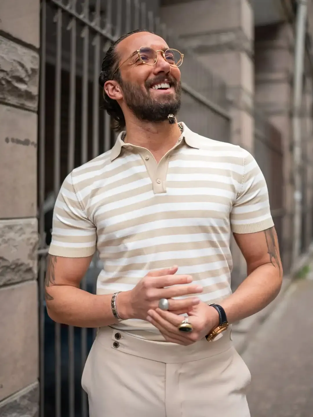 Polo Shirt with Tailored Chinos