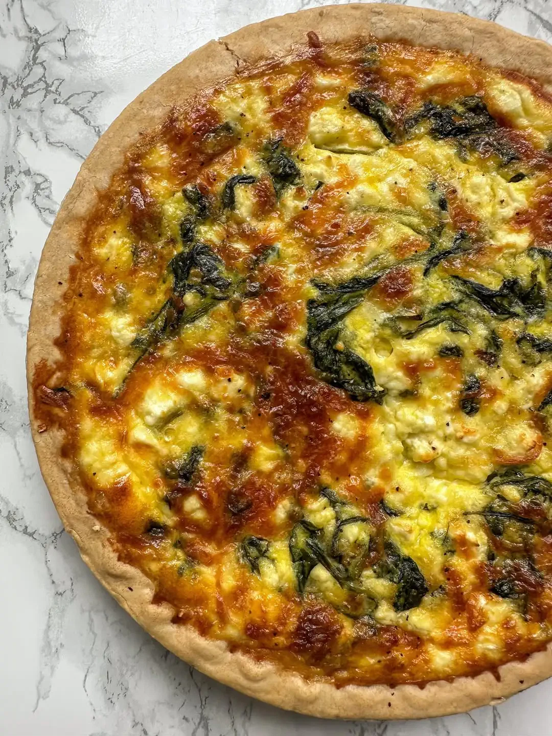 Spinach and Feta Quinch