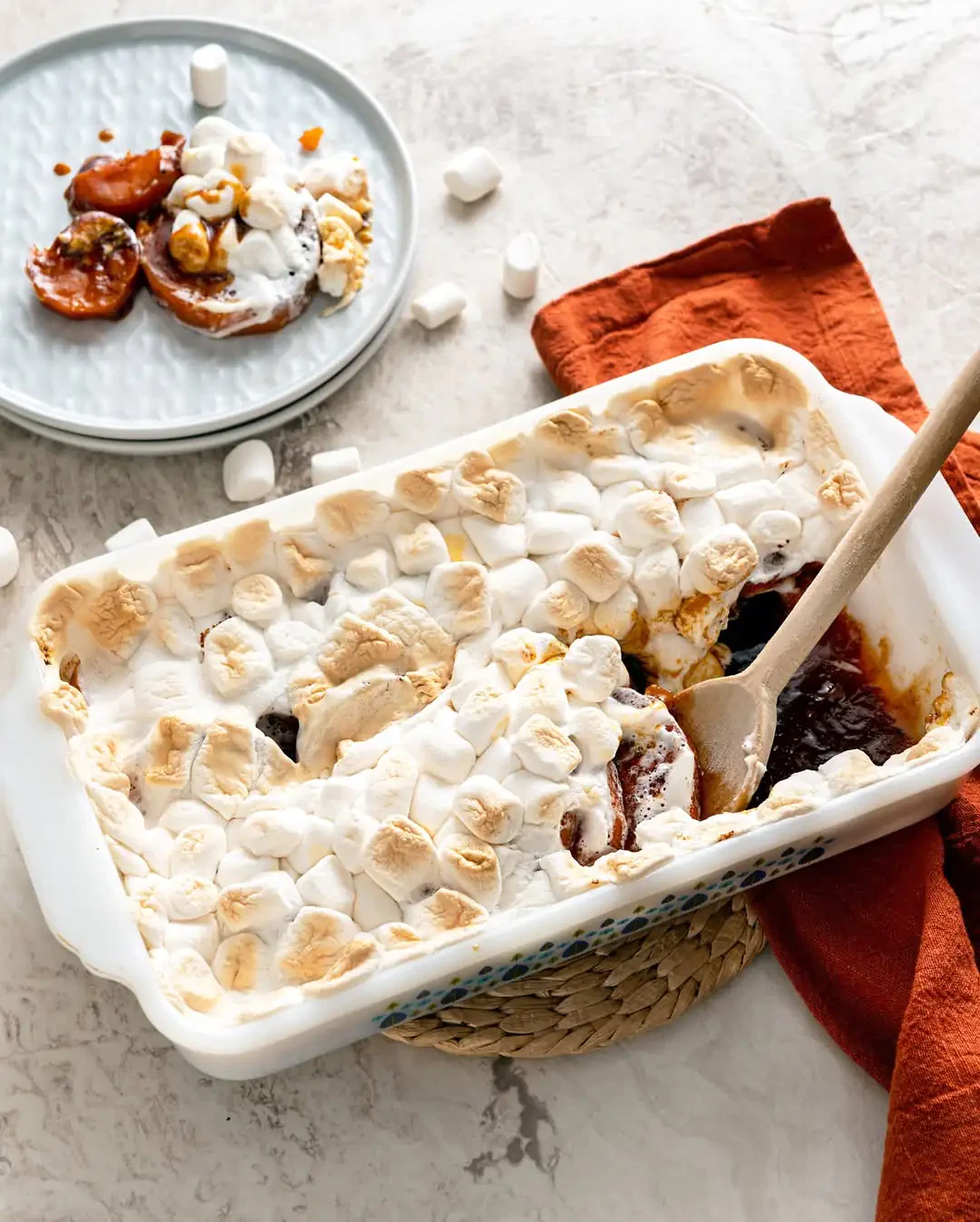 Sweet Potato Casserole with Marshmallows