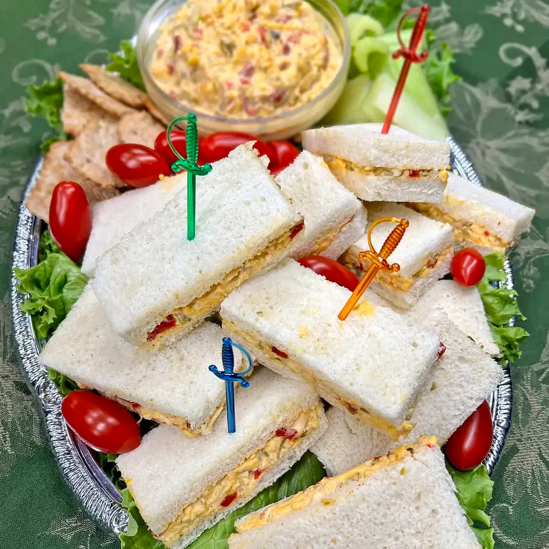 Pimento Cheese Finger Sandwiches