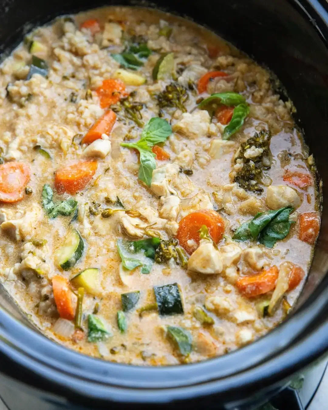 Slow Cooker Thai Chicken Curry