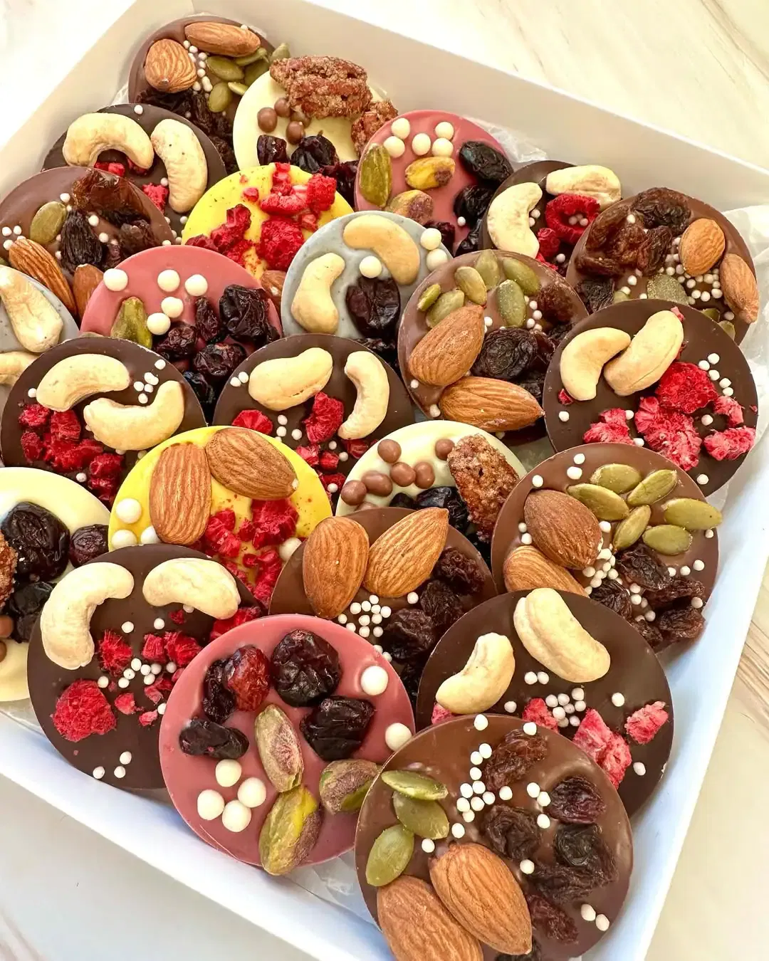 French Chocolate Mendiants