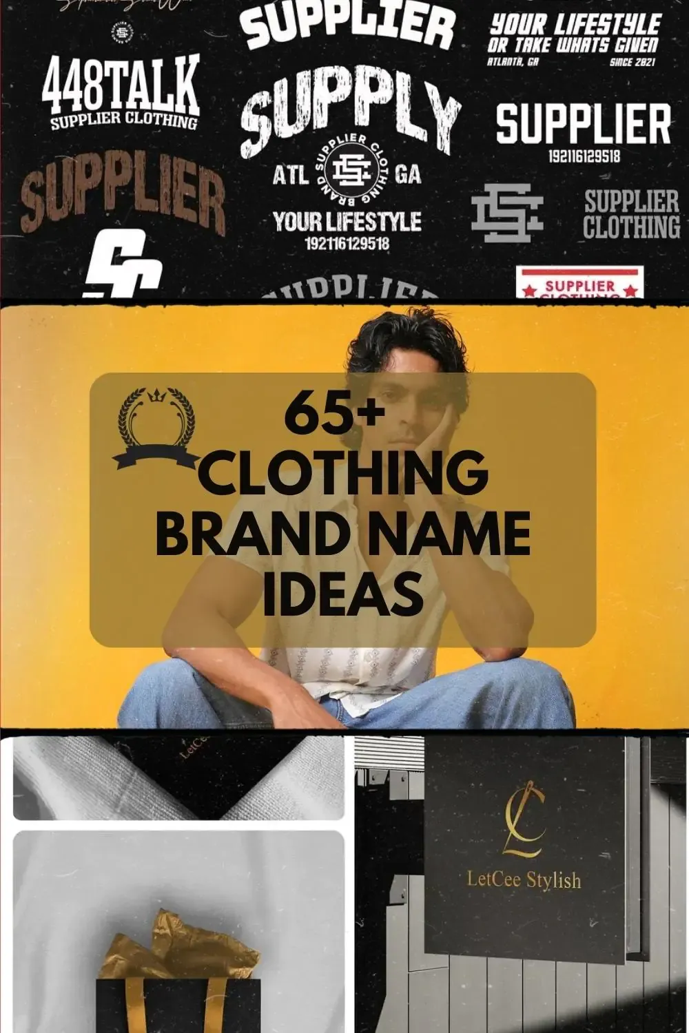 65+ Clothing Brand Name Ideas