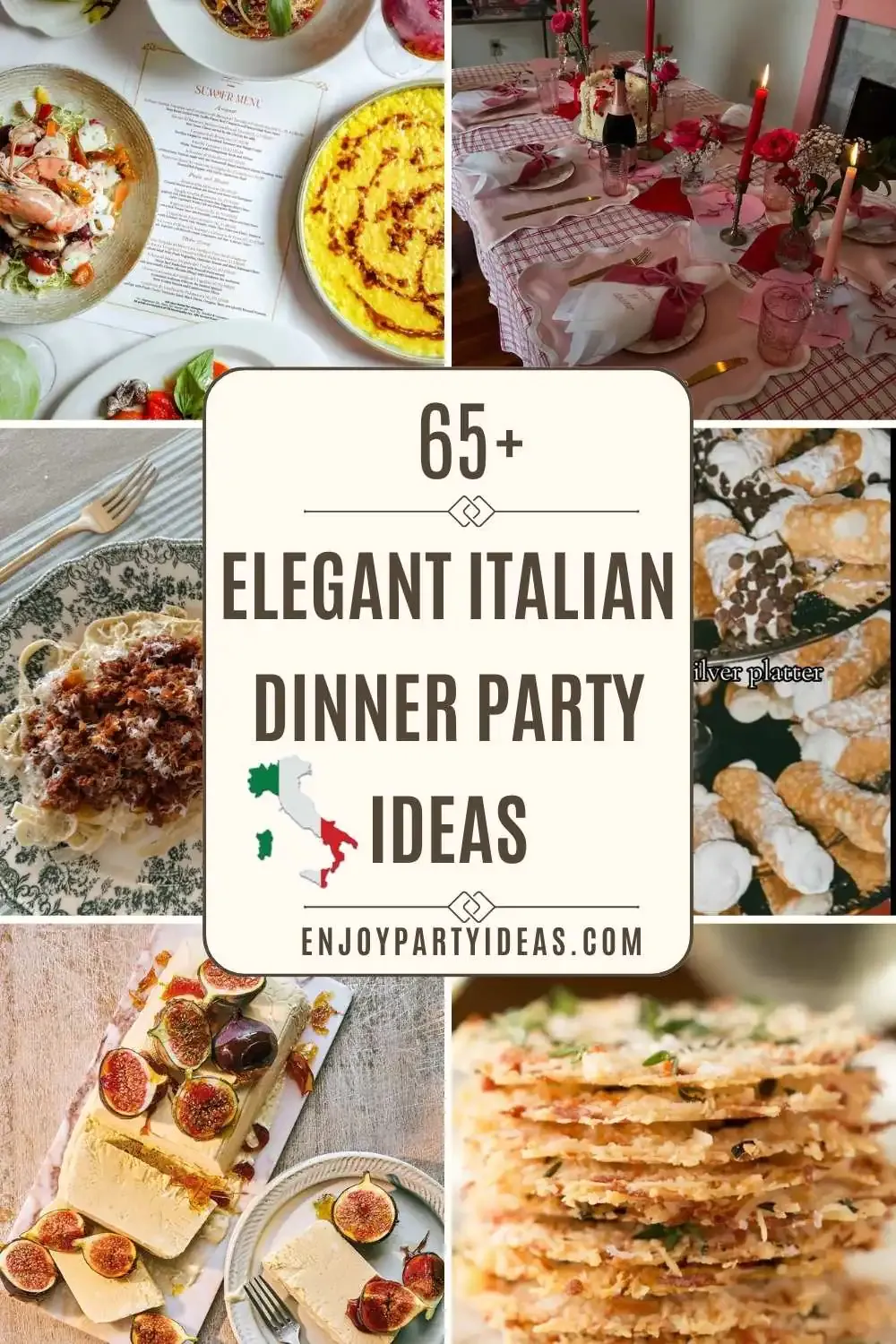 65+ Elegant Italian Dinner Party Ideas