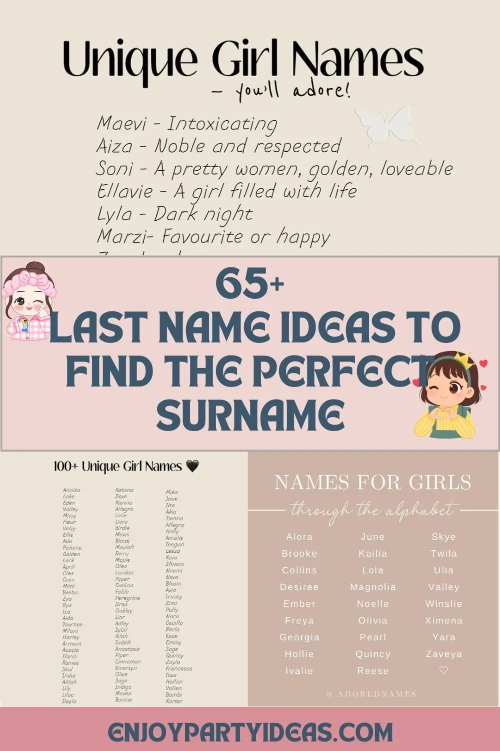 65+ Last Name Ideas to Find the Perfect Surname