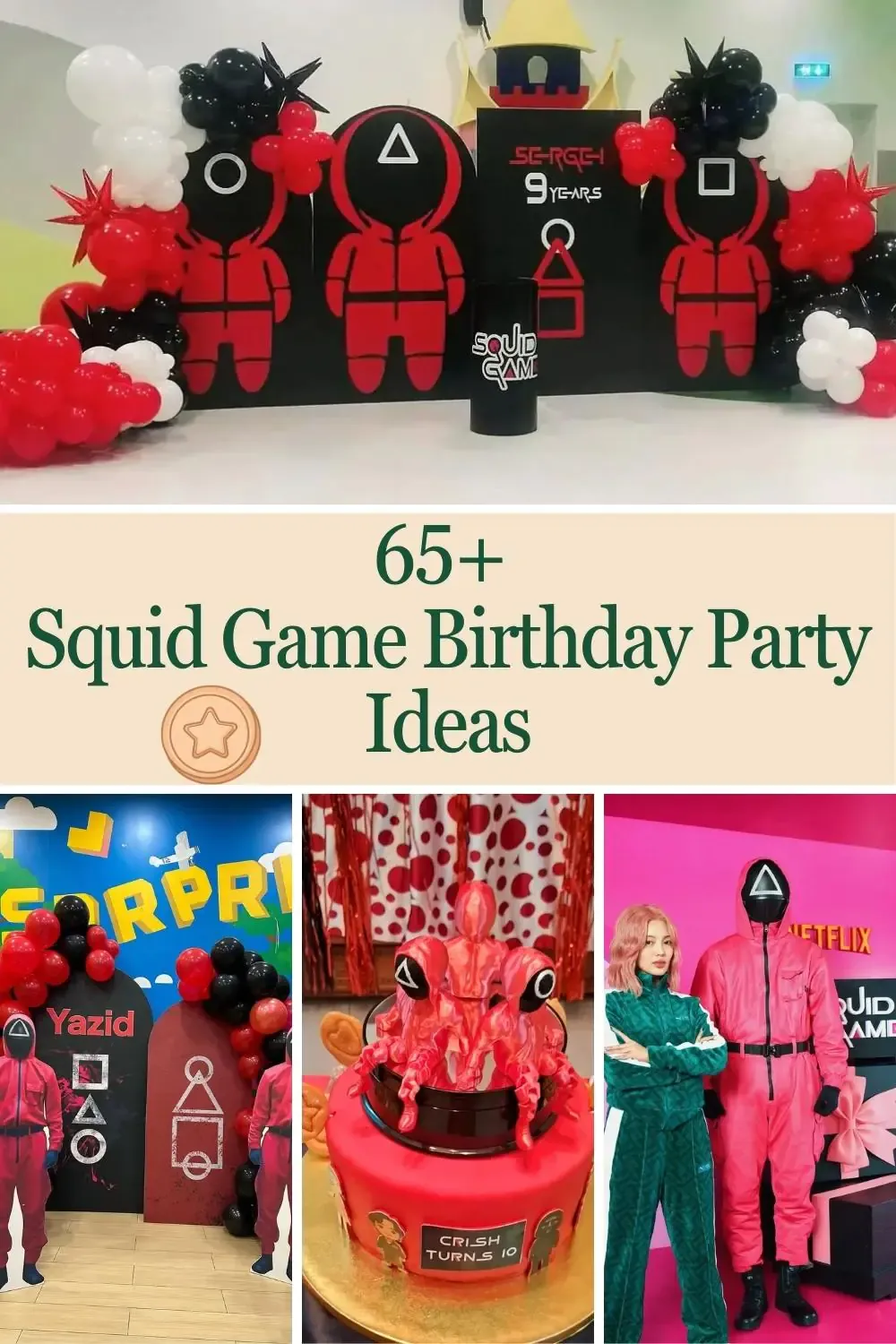65+ Squid Game Birthday Party Ideas