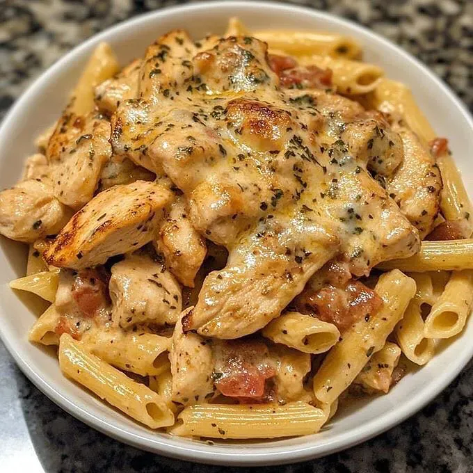 Baked Chicken Alfredo