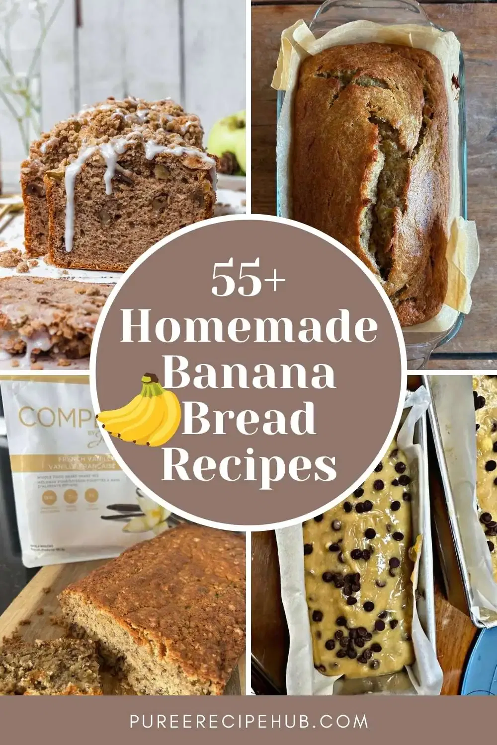 55+ Homemade Banana Bread Recipes