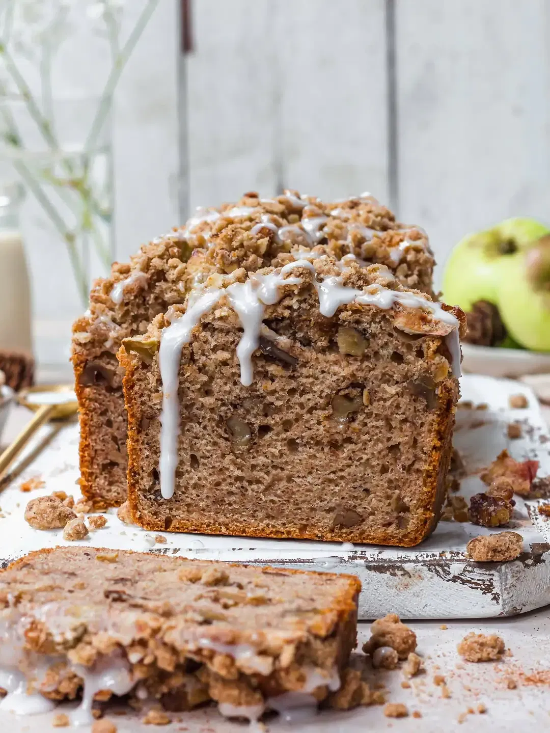 Apple Cinnamon Banana Bread