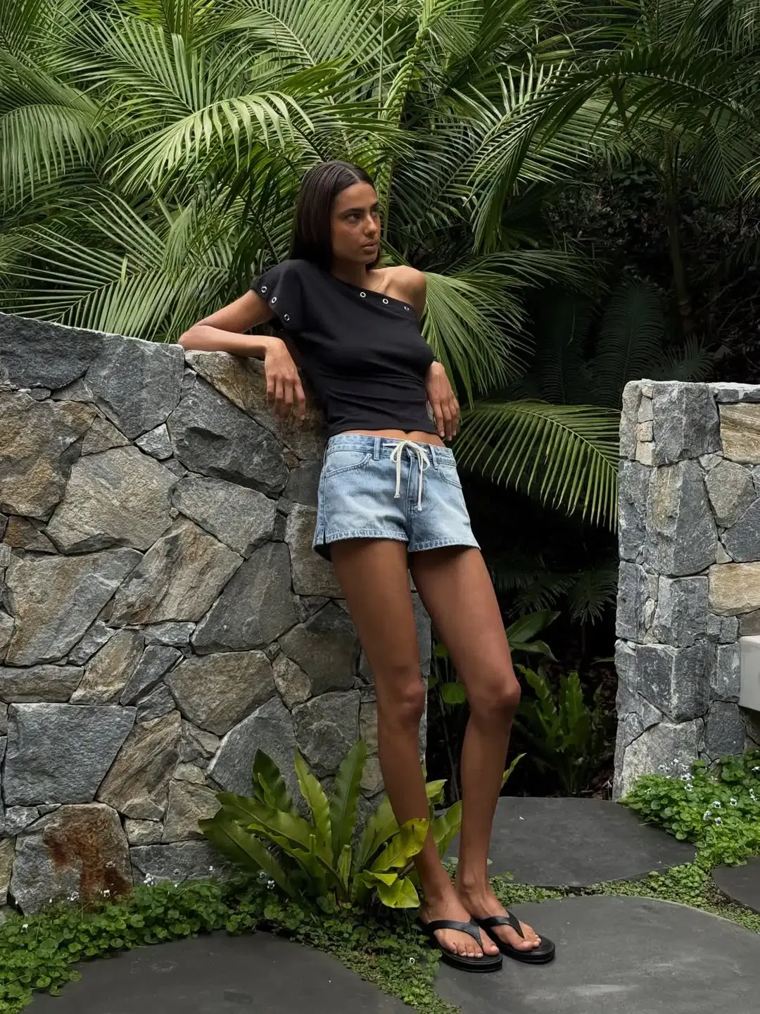 Off-Shoulder Top & Shorts