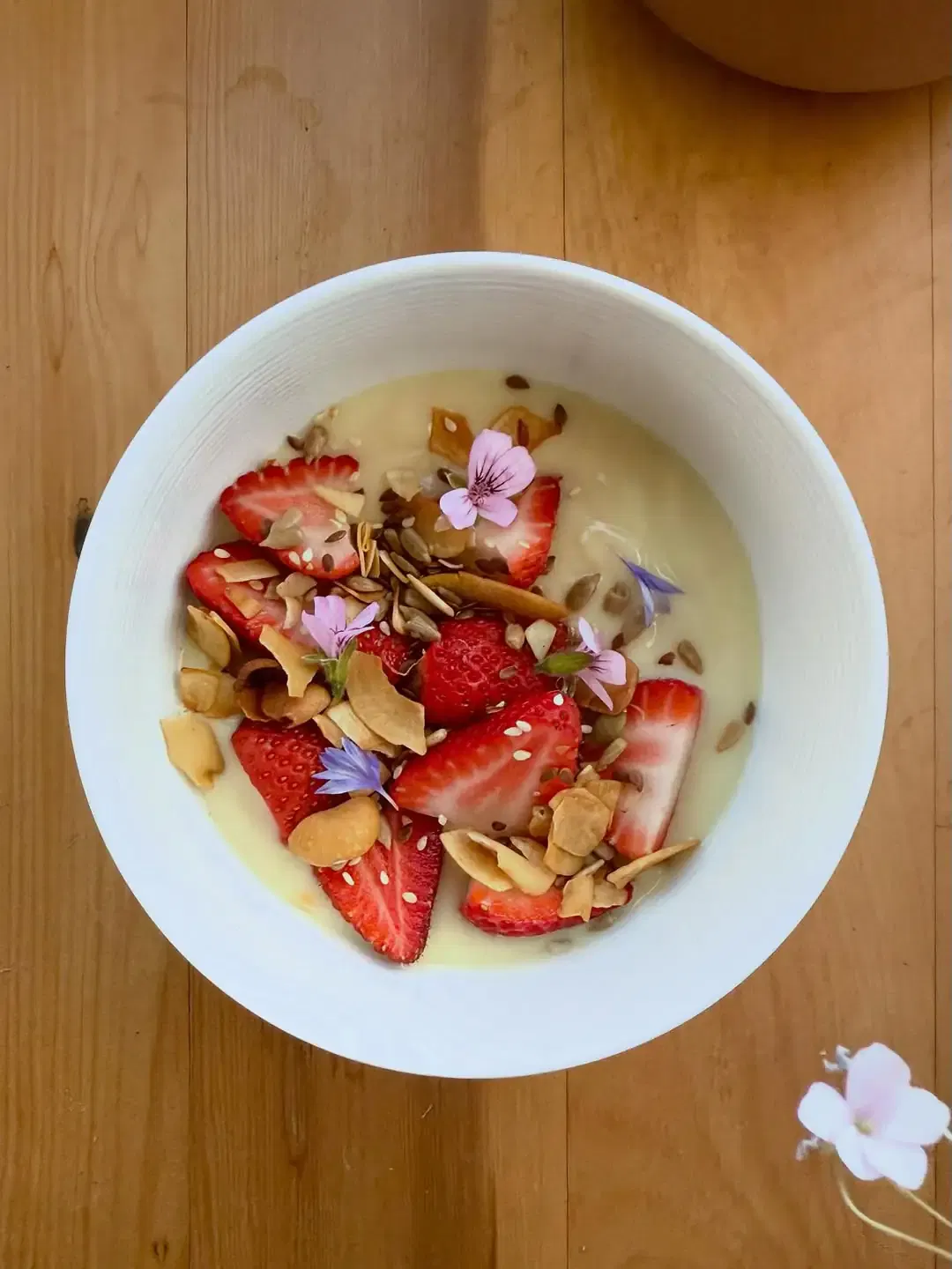 Strawberry Rose Smoothie