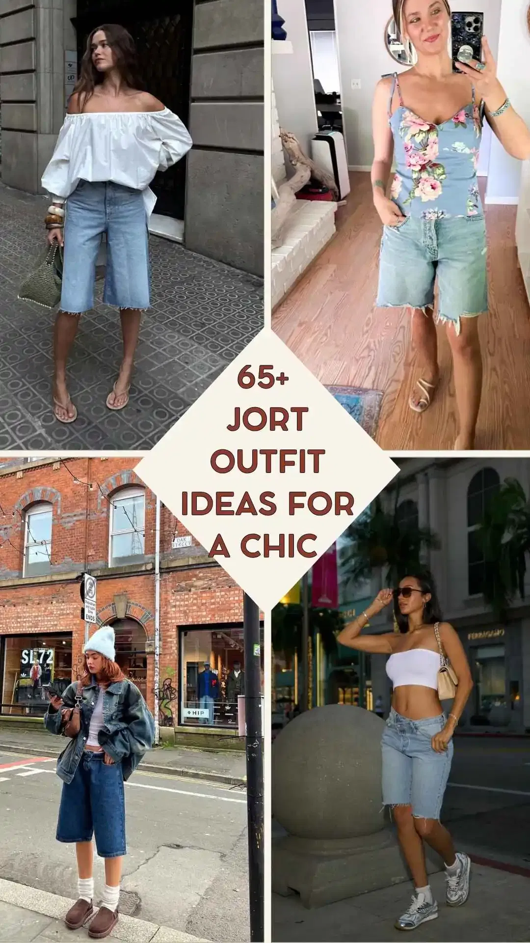65+ Jort Outfit Ideas for a Chic Summer Style