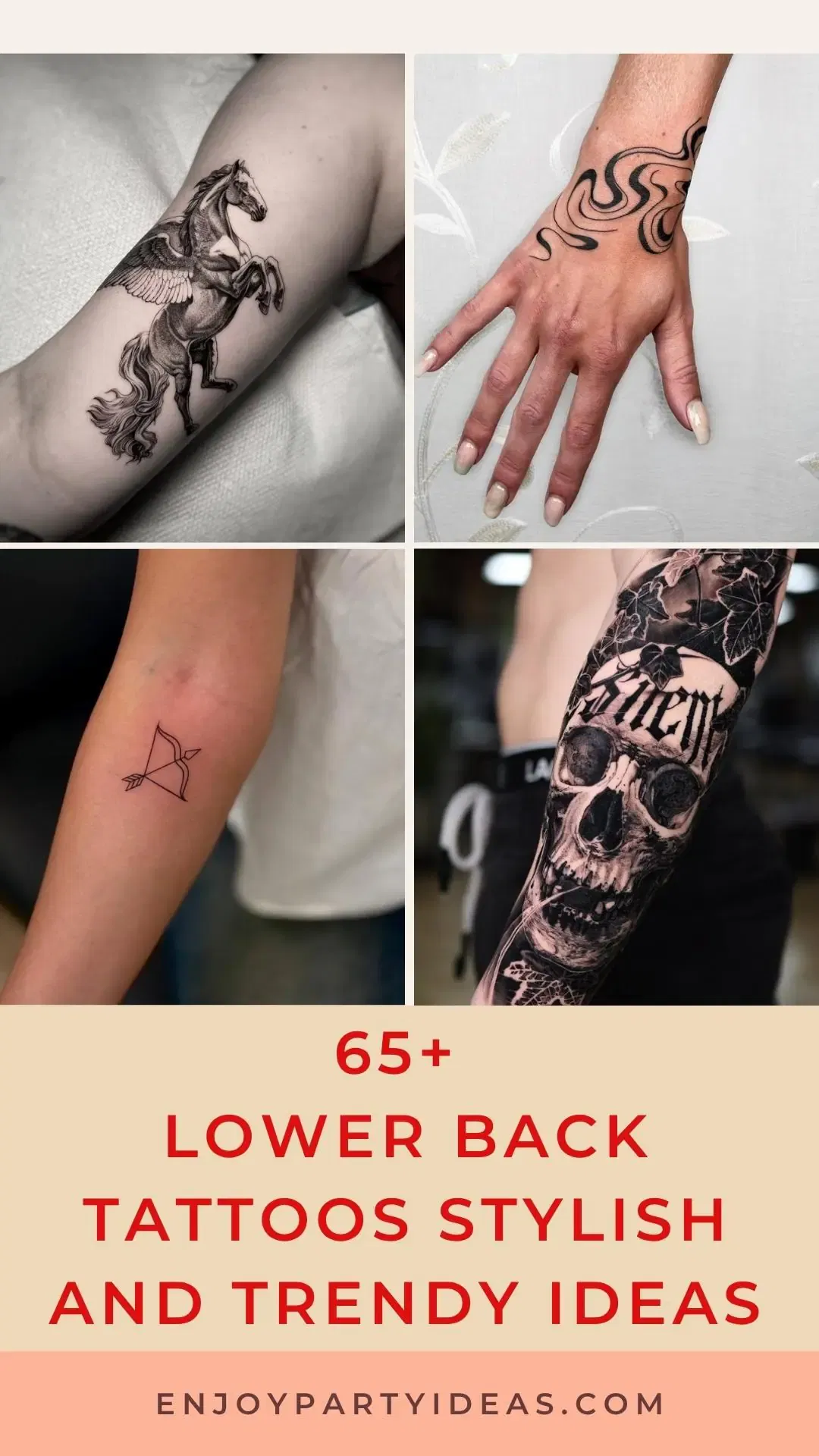 65+ Lower Back Tattoos Stylish and Trendy Ideas