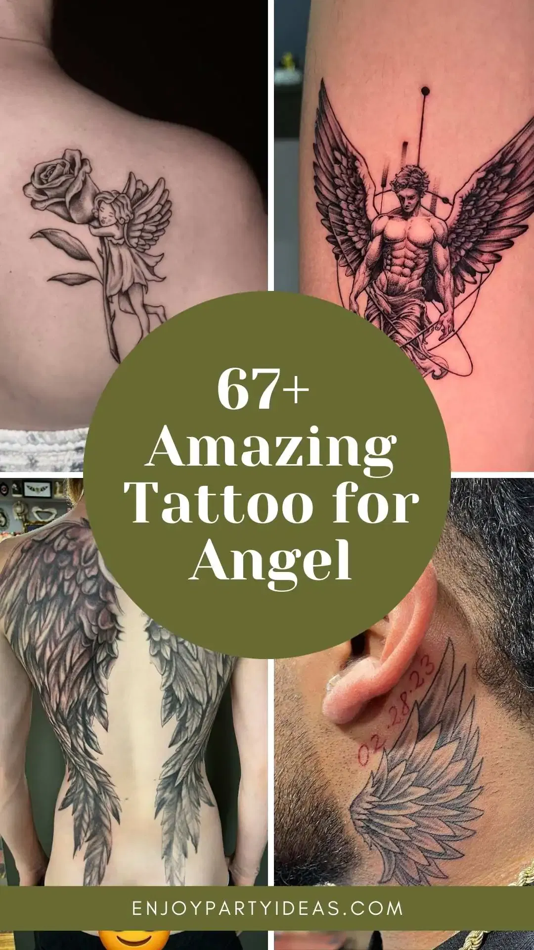 67+ Tattoo for Angel
