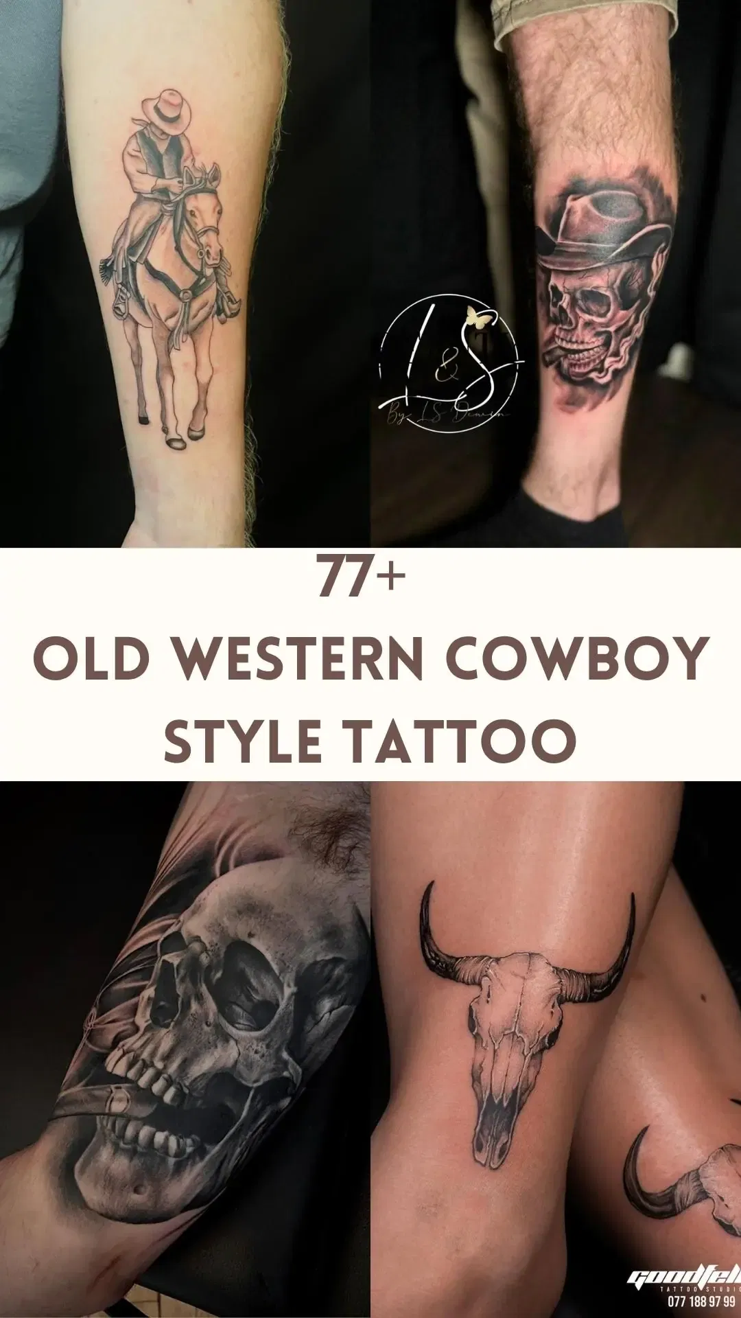 77+ Old Western Tattoo