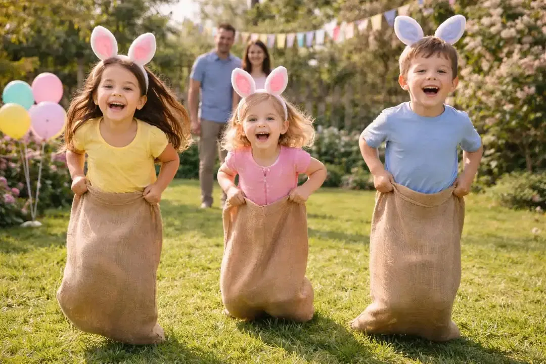 Bunny Sack Race